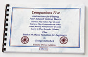 0988 - Companions Five, by George Kelischek, an Instruction Book for Pennywhistle,   Susato Press Edition MSF25