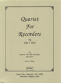 1031 - Four Play, Quartet for Recorder by John S. Kitts-Turner [MTC06]