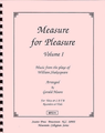 0997 - Measure for Pleasure (SATB) by Gerald Moore [MTC11]