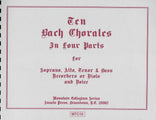 0994 - Ten Bach Chorals (SATB) - Mountain Collegium Series [MTC10]